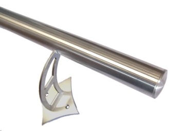 Edelstahlhandlauf 42,4 mm, modernes Design, L�nge 800 mm